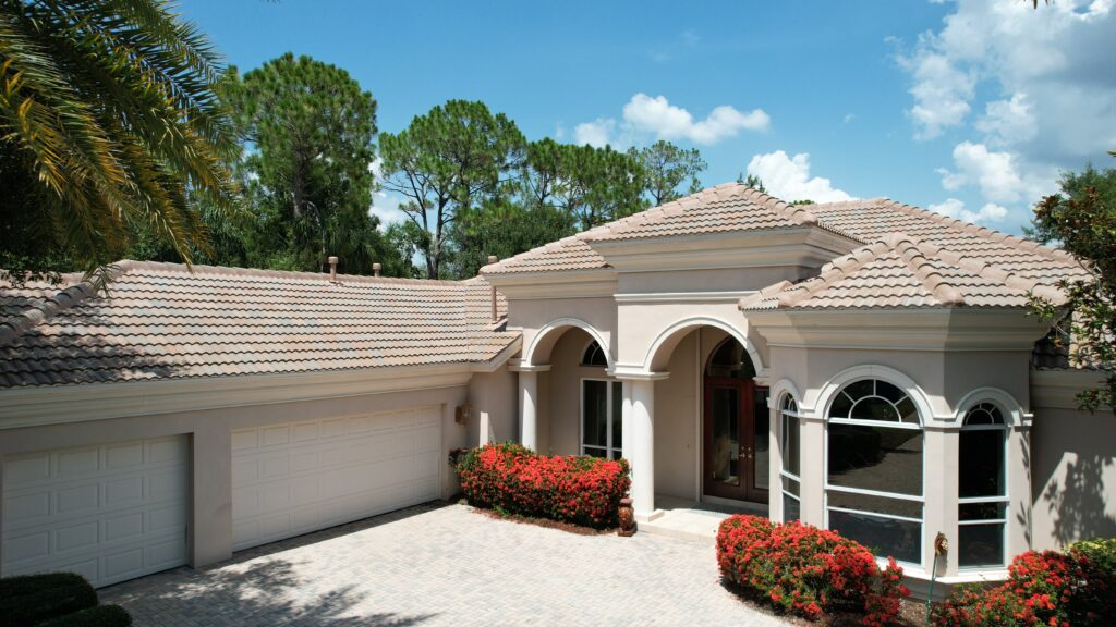 Eagle Malibu Maple Creek Blend Tile Roof